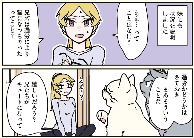 『ブラック企業の社員が猫になって人生が変わった話8 猫兄弟の場合』より