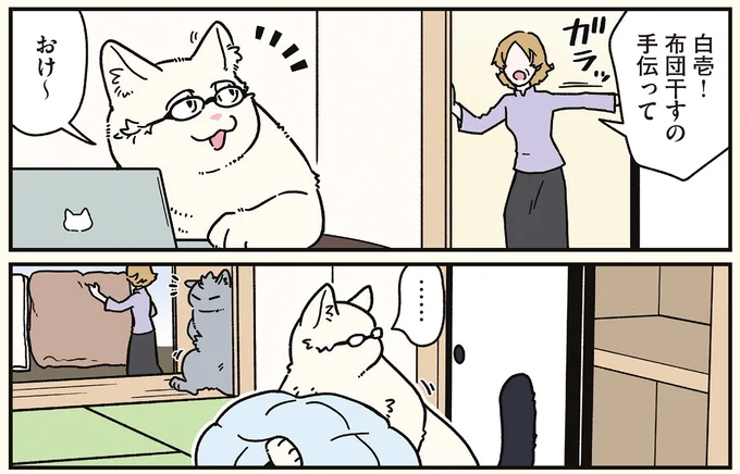 布団干すの手伝って