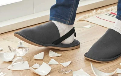 日常で使える防災スリッパ