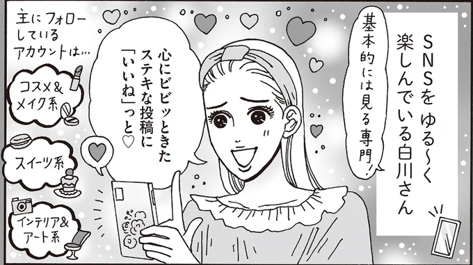 心にビビッときたステキな投稿に「いいね」っと