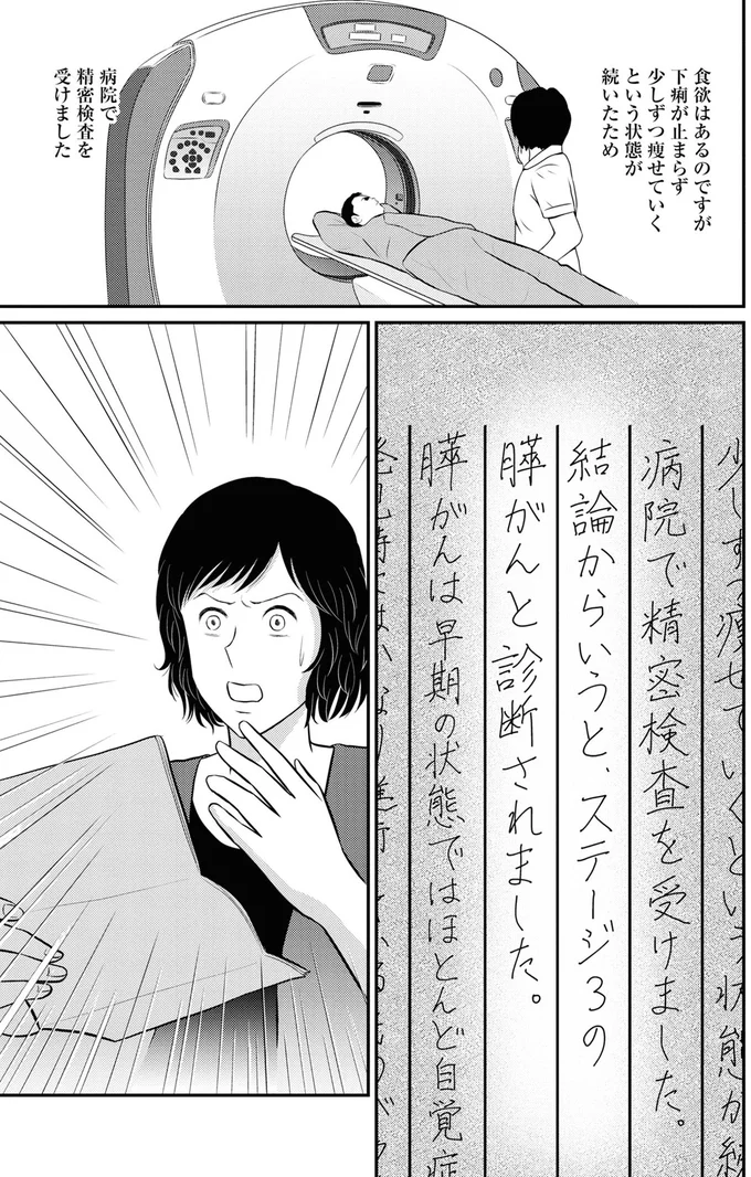 結論からいうと、ステージ3の膵がんと診断されました。