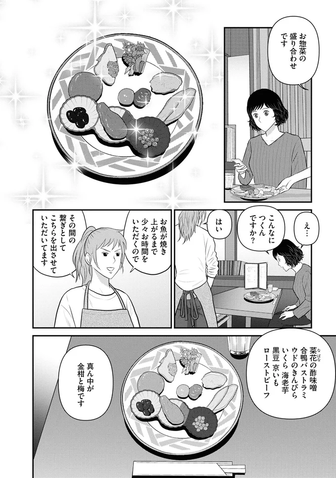 お惣菜の盛り合わせです