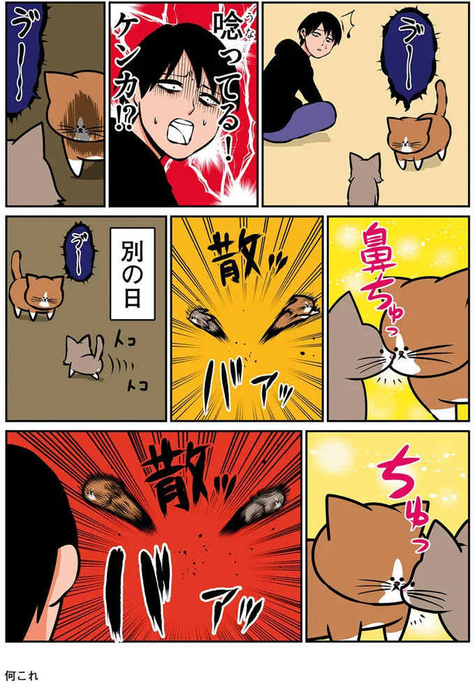 唸ってる！ケンカ！？