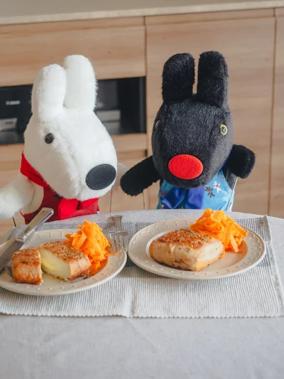 肉巻き厚揚げステーキ