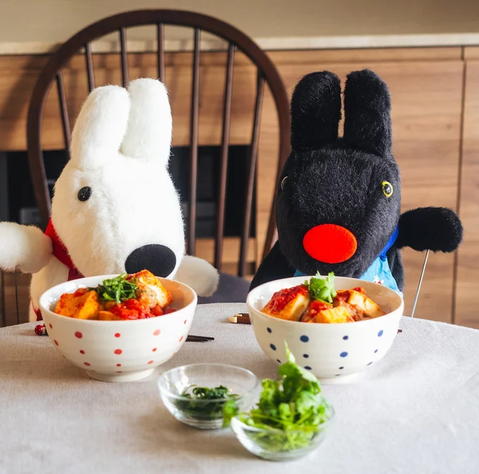 厚揚げのトマト煮丼