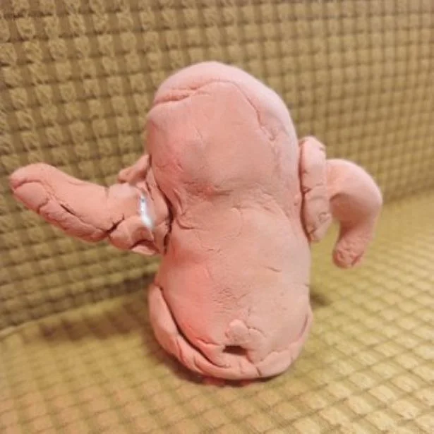 後ろ姿も手を抜きません！▶どんどんビジュがシュールになっていくトリの工作（⇒次へ）