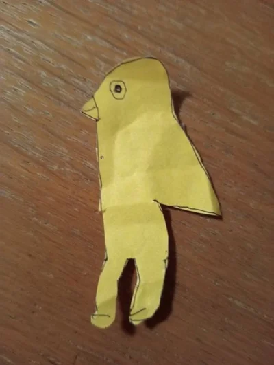 シュールな「トリの工作④」▶粘土の作品もあります（⇒次へ）