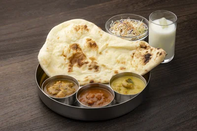 カレーとの相性抜群のラッシー