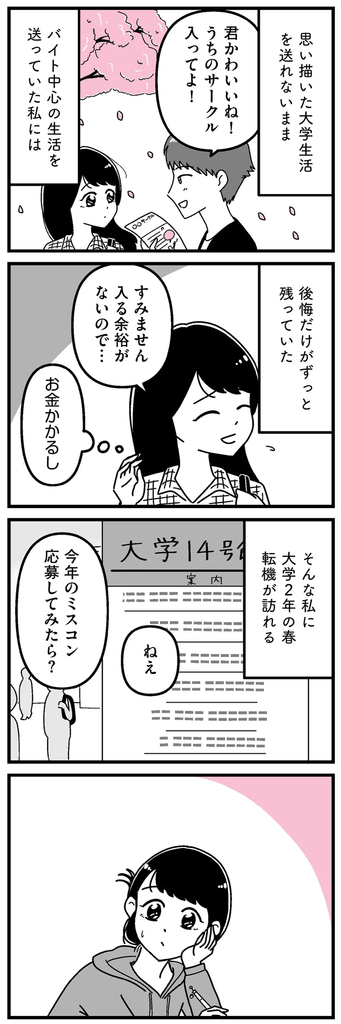 大学2年の春転機が訪れる