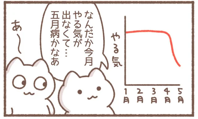 五月病？そんなものは万年やる気が出ない社員には影響なし！