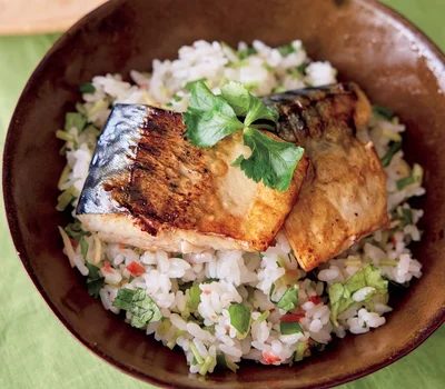 焼きさば飯