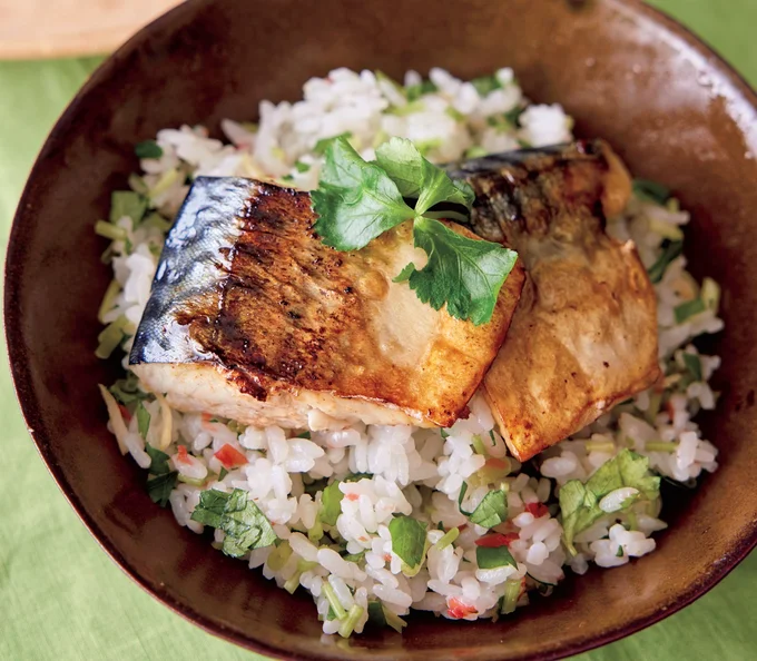 焼きさば飯