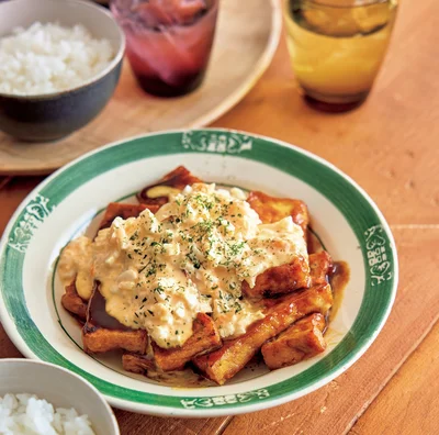 肉なしでボリューム満点「カレー風味の厚揚げ南蛮」【コスパ食材のおかず】