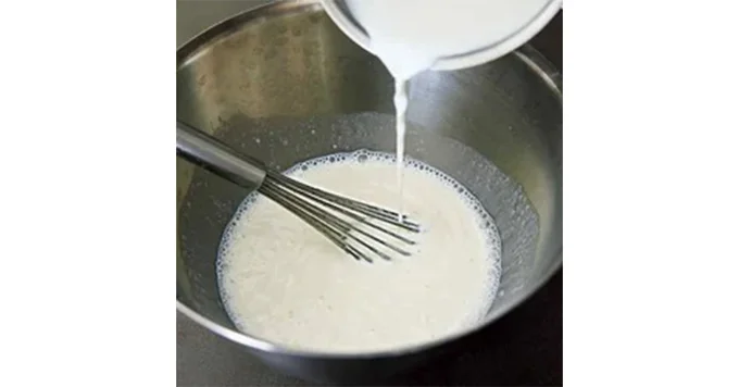 和風ヨーグルトパンナコッタの工程