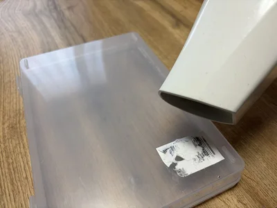 ドライヤーの温風でも試してみた！（▶次へ）