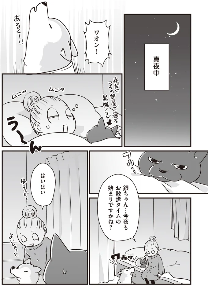 お散歩タイムの始まりですかね?