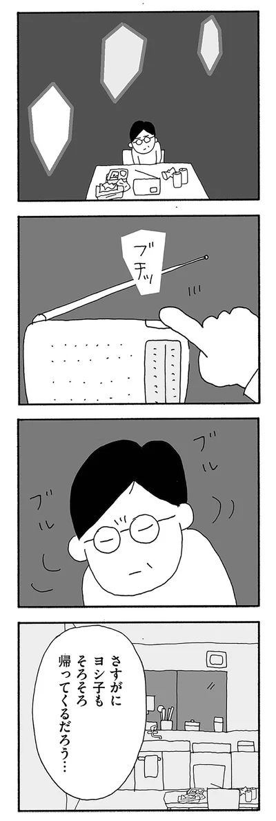 さすがにヨシ子もそろそろ帰ってくるだろう