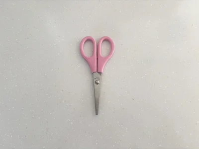 ハサミを水で洗い流し、キッチンペーパーで水分を拭き取ったら完了（▶︎結果は…）