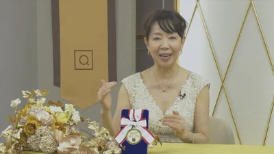 吉田さんのモットーは「元気と笑顔の源はやっぱりプラセンタ！」