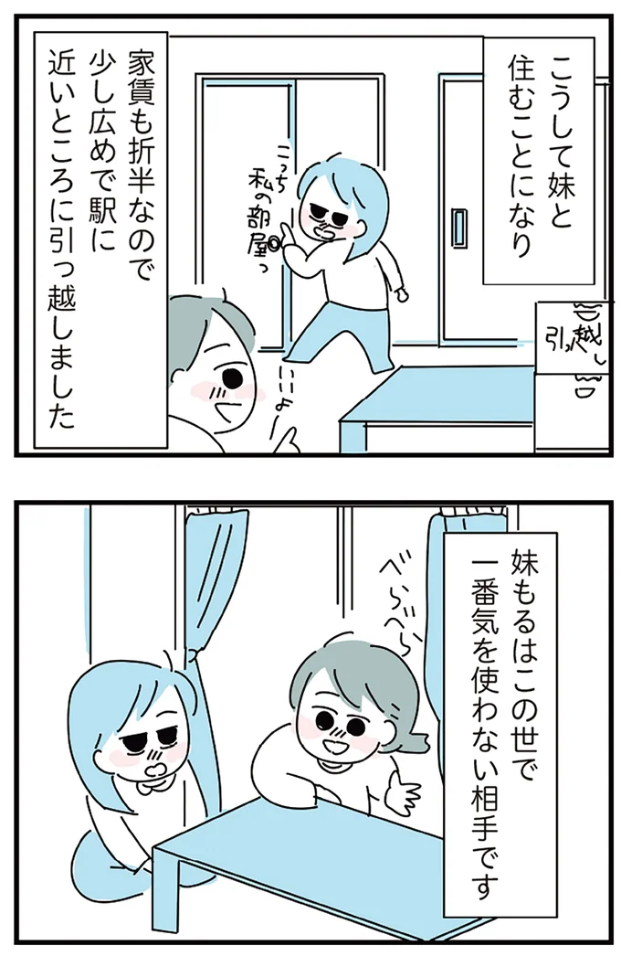 こうして妹と住むことになり