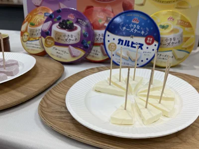 「森永　小さなチーズケーキ×カルピス(R)」（420円）3月2日発売予定