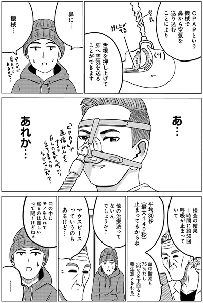 『ドキュメントSAS～無呼吸症候群の男がCPAPを返却するまでの物語～』より