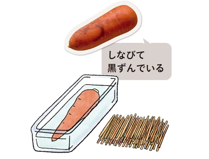 黒ずみの原因は、やはりポリフェノールの酸化で、そのまま食べられますが、気になるなら取り除いて