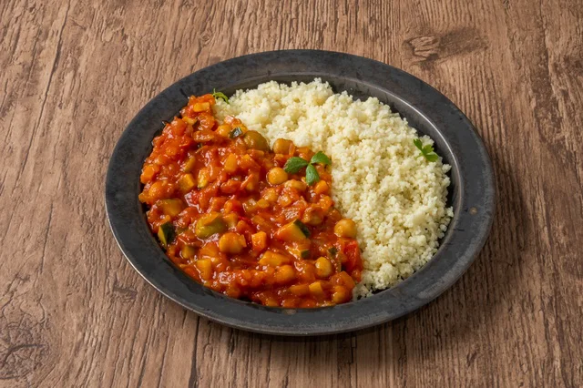 北アフリカ料理 ひよこ豆とクスクス