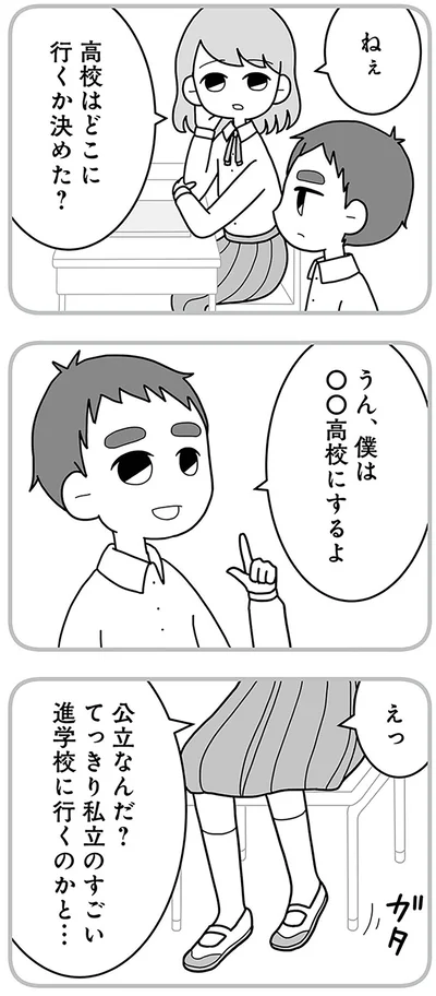 高校はどこに行くか決めた？