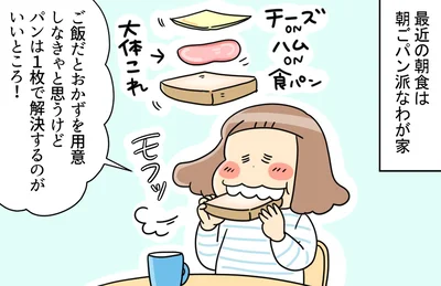 朝食は朝ごパン派