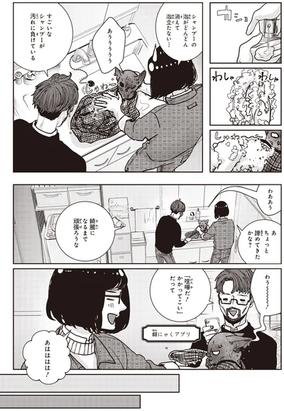 シャンプーが汚れに負けている