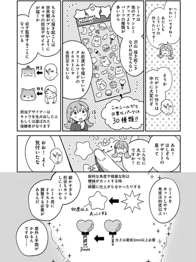 シール作りは中々に大変だぞ