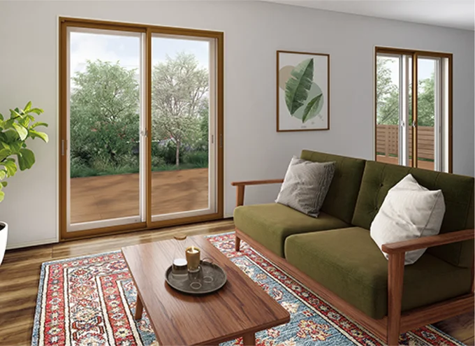 既存の窓の内側にもう一つ窓を取付けることで、防音、防犯、節約までできるのです