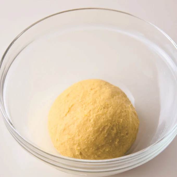 一次発酵（前）▶︎約2倍になるまで発酵させると…（⇒次へ）