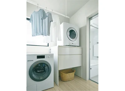 脱ぐ→洗う→乾燥・干すは、ここで完了