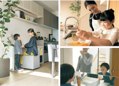 ミサワホームの「SMART STYLE Roomie」なら、落ち着いて家事を進められます