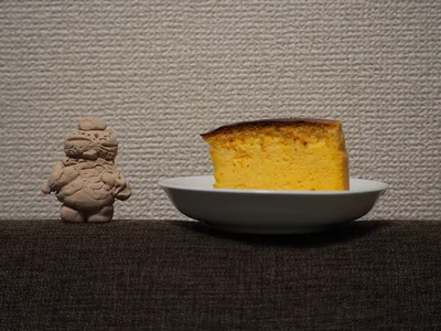 5歳と作った縄文土器とチーズケーキ▶ウッキウキで貰ったものは…（⇒次へ）