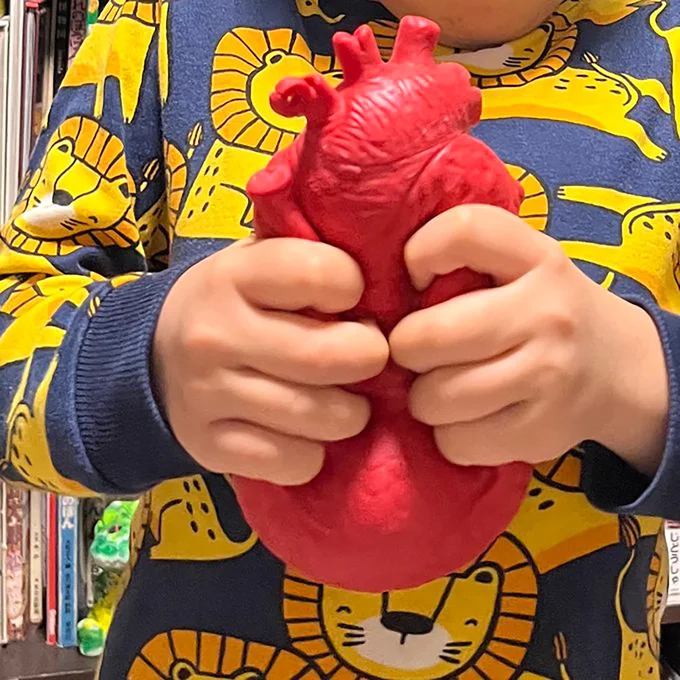 心臓をモミモミする歌を口ずさむ5歳▶守り抜きます（⇒次へ）