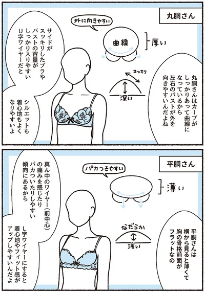 『悪いのはスタイルじゃなくて下着でした 一生モノの下着の教科書』より