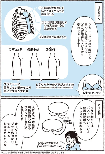 『悪いのはスタイルじゃなくて下着でした 一生モノの下着の教科書』より