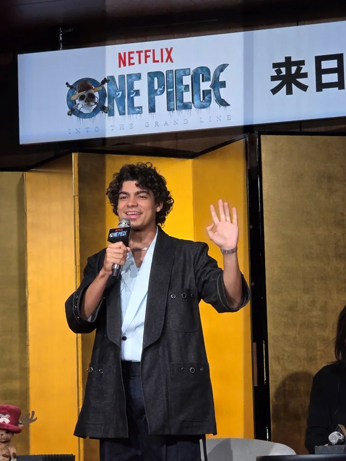 モンキー・D・ルフィ役のイニャキ・ゴドイさん。彼がしゃべるだけで場が明るくなります！