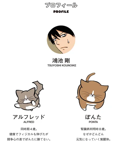 『鴻池剛と猫のぽんた ニャアアアン！4』より