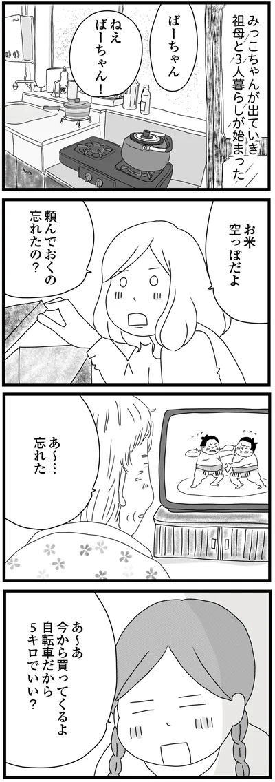 お米空っぽだよ