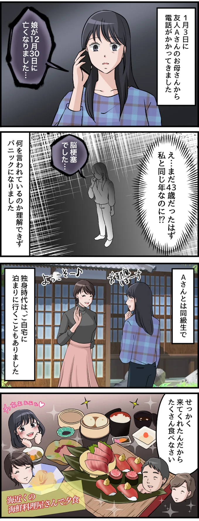 Aさんとは同級生で