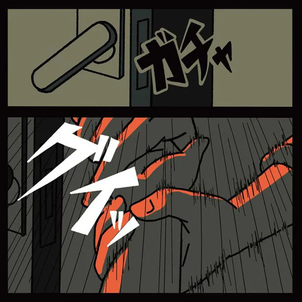 玄関を開けると