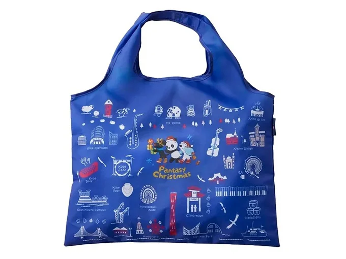 神戸阪急オリジナル「UMIKIRIN（ウミキリン）」×リサとガスパール　エコバッグ（大）