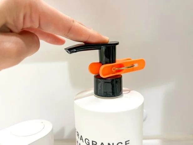 ポンプを押しても問題なし（▶次へ）