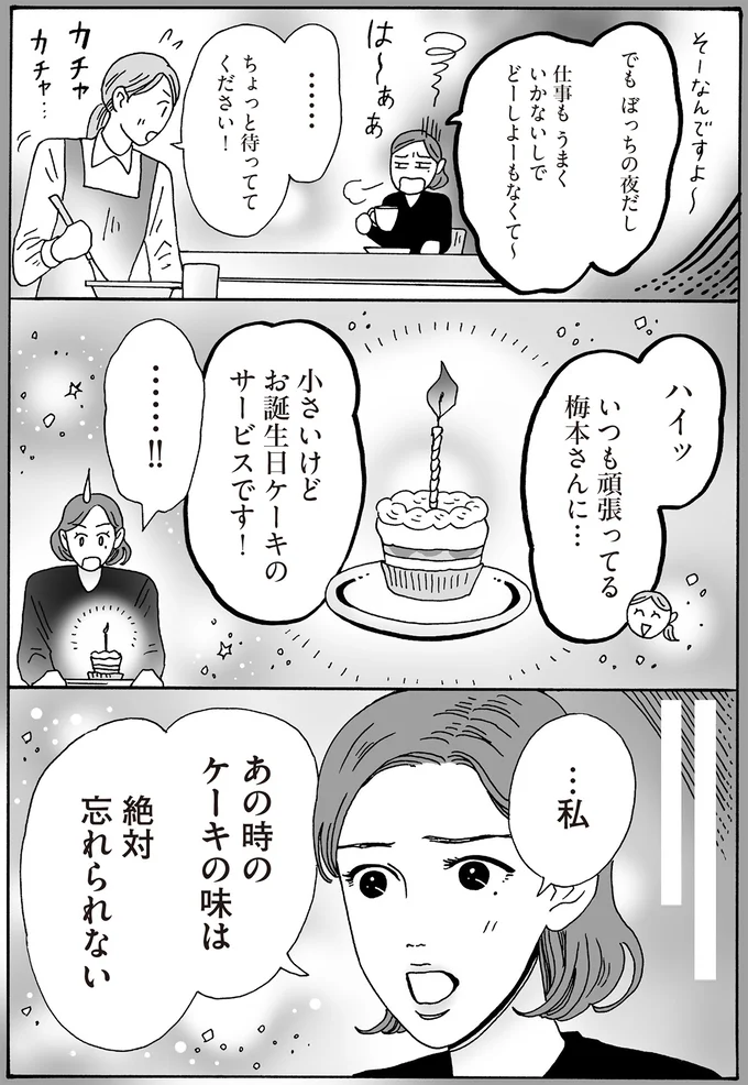 あの時のケーキの味は絶対忘れられない