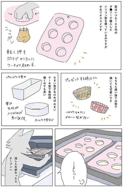 『眠れぬ夜はケーキを焼いて』より