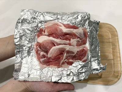 30～40分ほどできれいに解凍できました！（▶次へ）